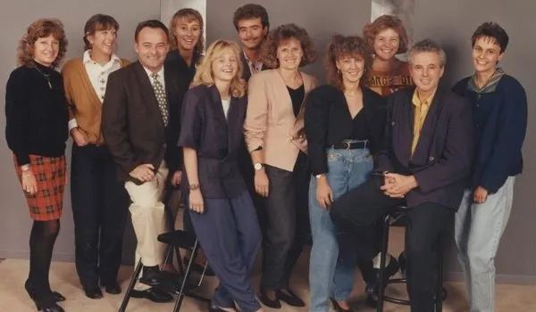 Gruppenfoto Phoenix Reisen Team von 1988